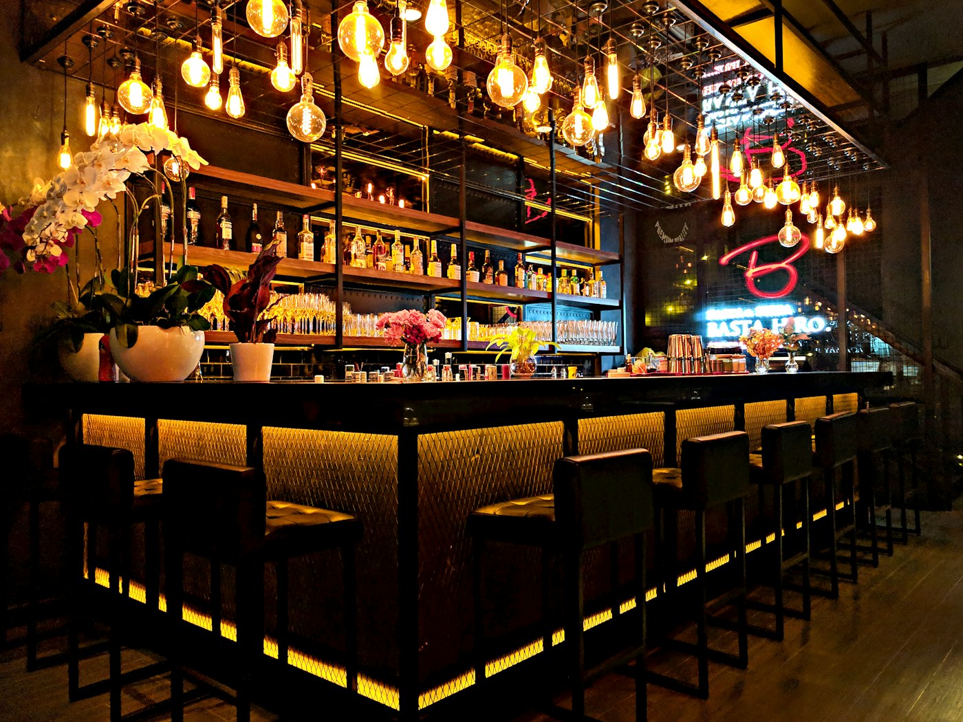 The bar, golden hour